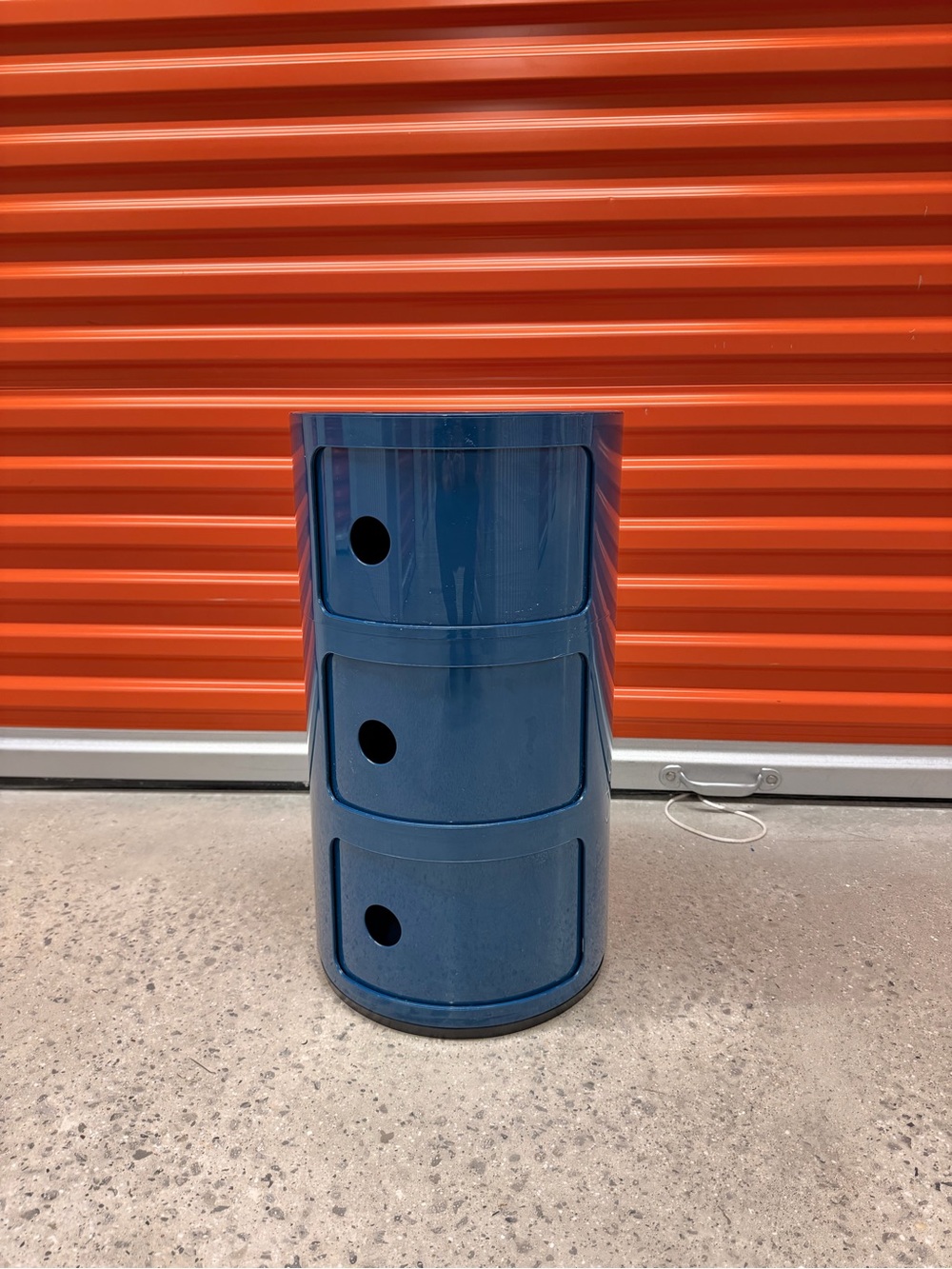 Kartell Componibili New Colors Storage Unit blue used